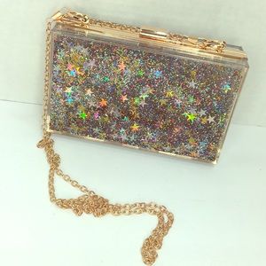 Glitter Waterfall Box Purse